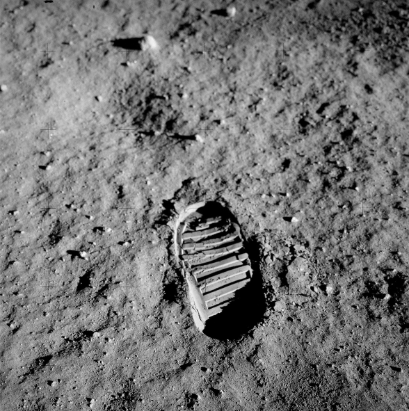 Armstrong's Lunar Bootprint